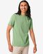 Herren-T-Shirt, Regular Fit, Rundhalsausschnitt grün XL - 2114043 - HEMA