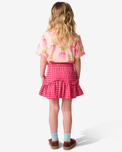 kinderrok geborduurd roze roze - 30844838PINK - HEMA