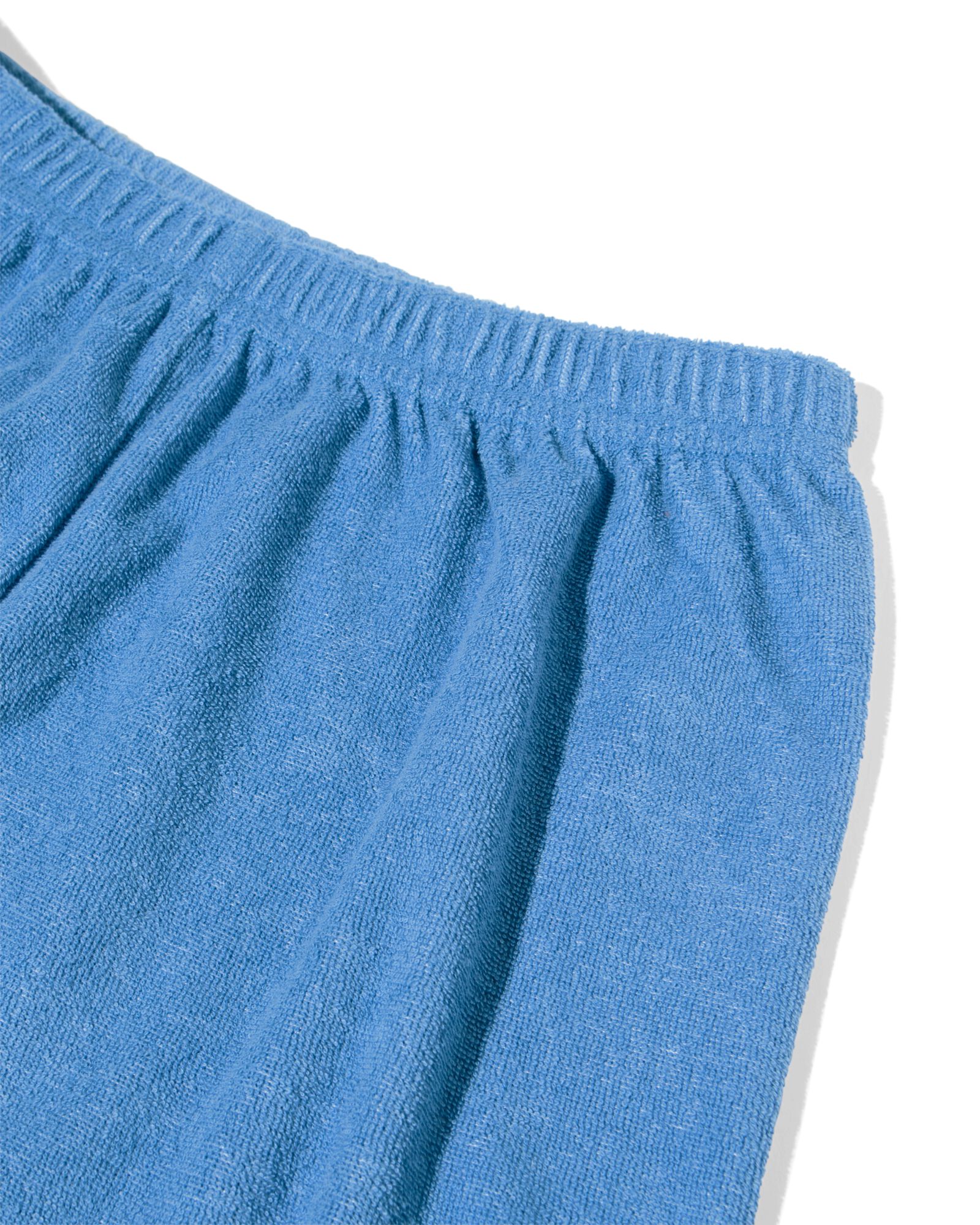 kindershortama badstof croissant blauw blauw - 23002060BLUE - HEMA