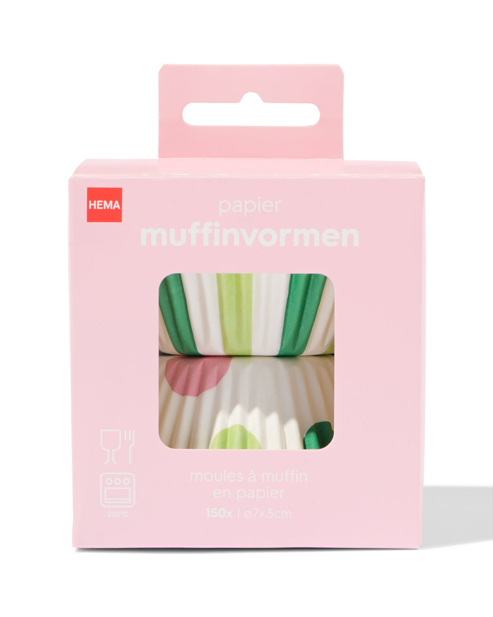 Muffinf&ouml;rmchen &Oslash;7 cm Papier &ndash; 150 St&uuml;ck - 80800624 - HEMA