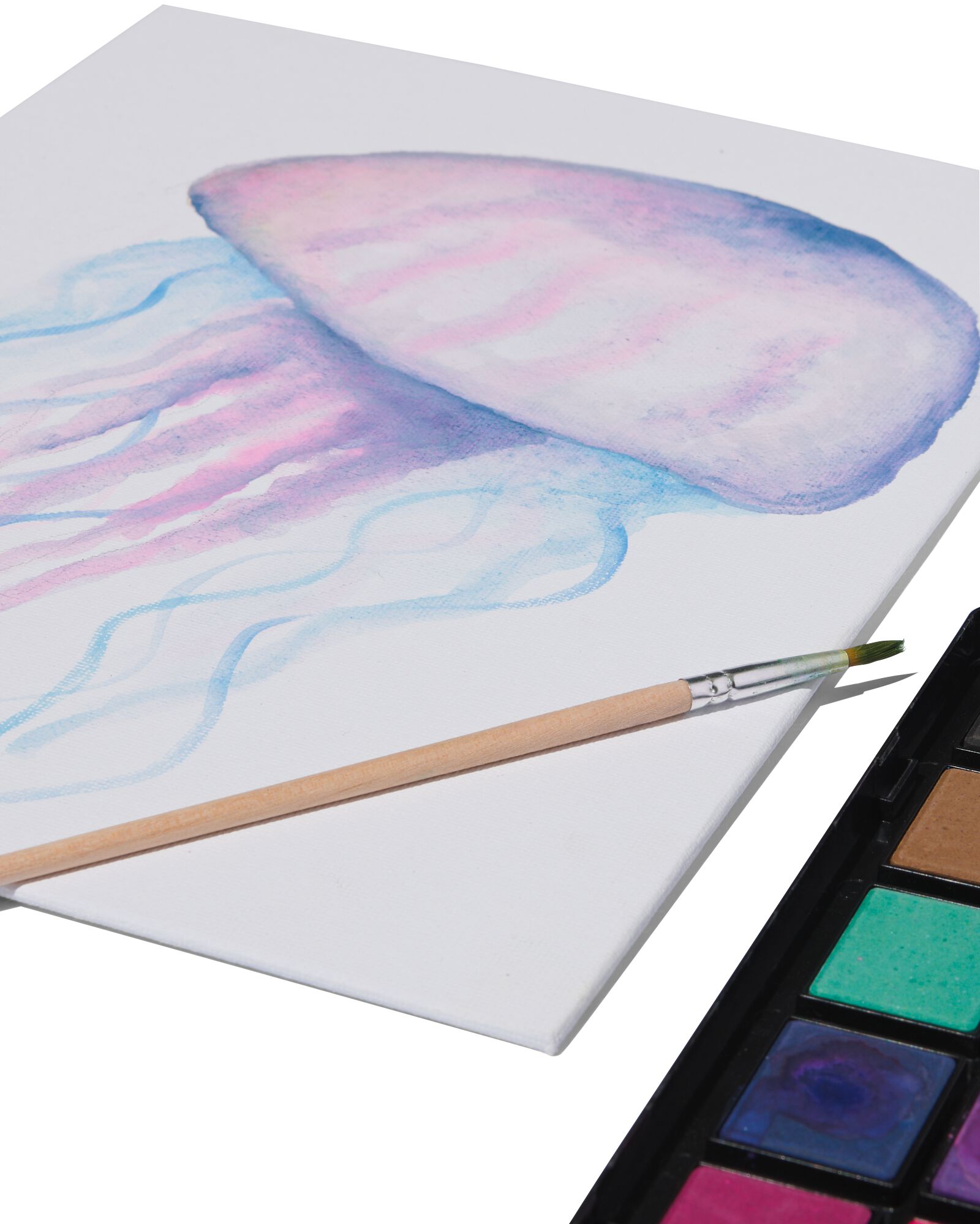 canvas panelenset A4 - 5 stuks - 60720085 - HEMA