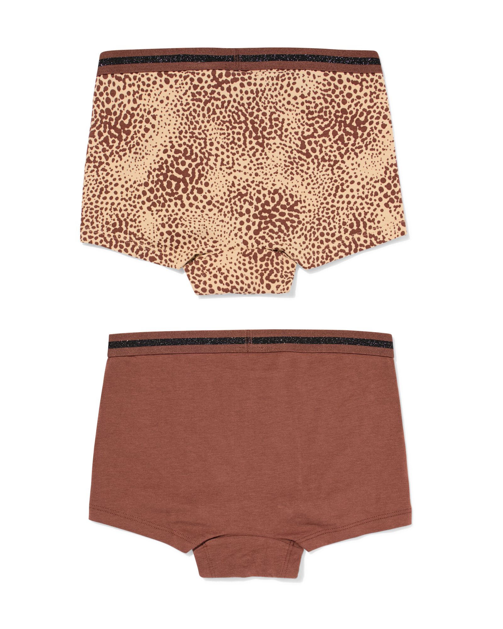 kinderhipsters luipaard - 2 stuks bruin bruin - 19301760BROWN - HEMA