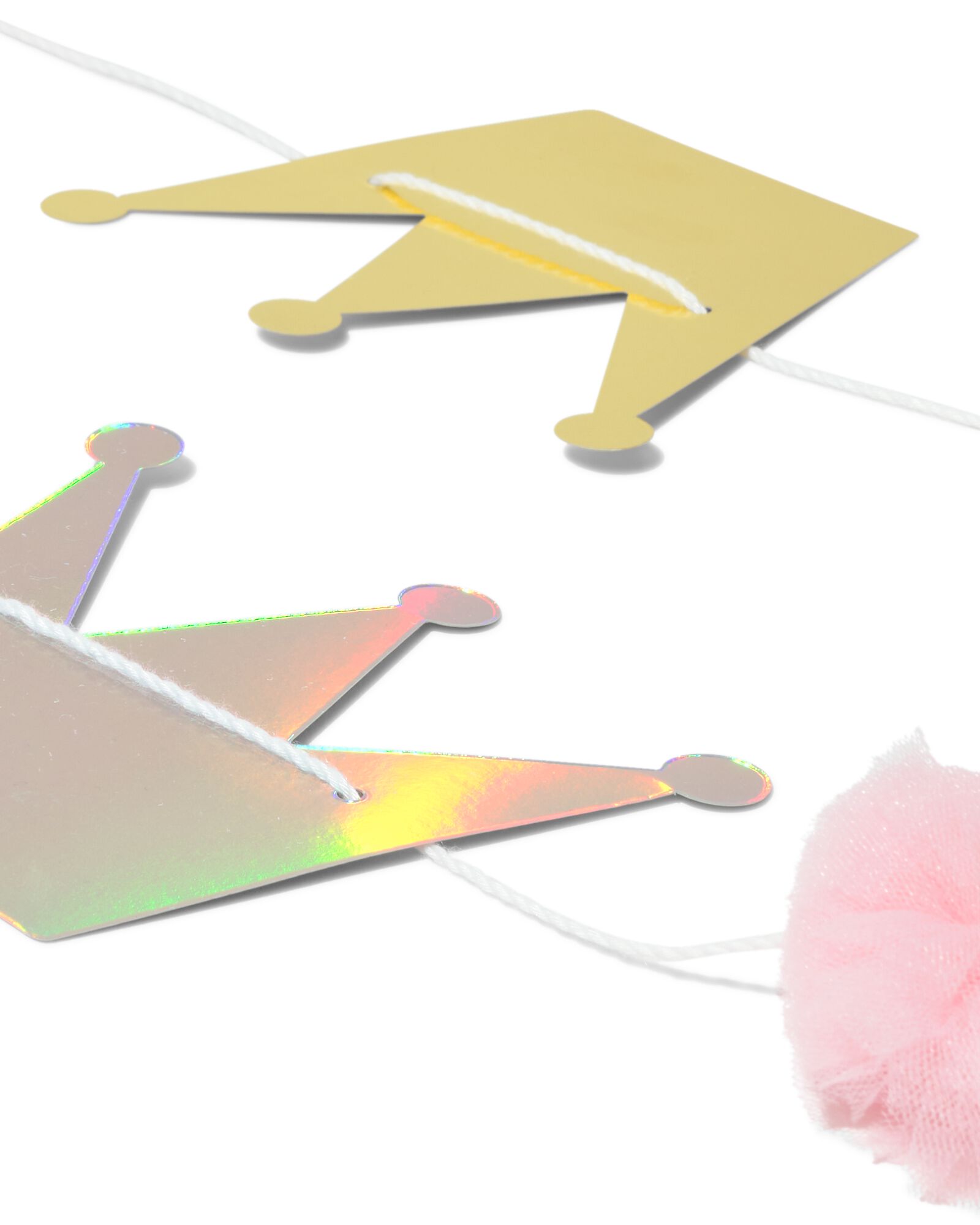 slinger 2.5m papier kroon - 14250433 - HEMA