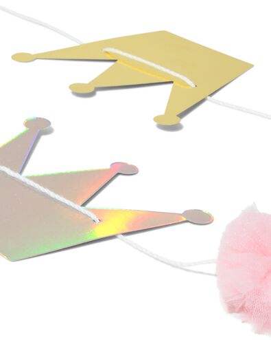 slinger 2.5m papier kroon - 14250433 - HEMA