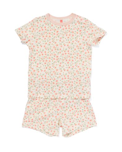 pyjacourt bébé coton fleurs rose 74/80 - 33309431 - HEMA