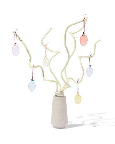 Dekoh&auml;nger Glas Ei &ndash; 6 St&uuml;ck - 25830066 - HEMA