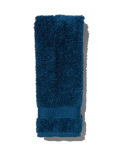 Gästehandtuch, schwere Qualität, 30 x 55 cm – jeansblau denim Gästehandtuch - 5240179 - HEMA