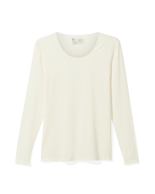 t-shirt thermique femme blanc blanc - 1000022107 - HEMA