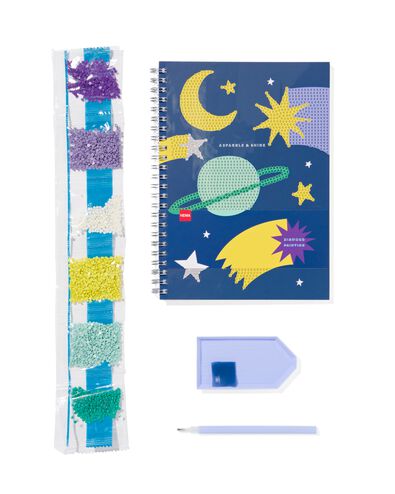 Notizbuch, Diamant-Kreationen, DIN A5, liniert - 14170148 - HEMA