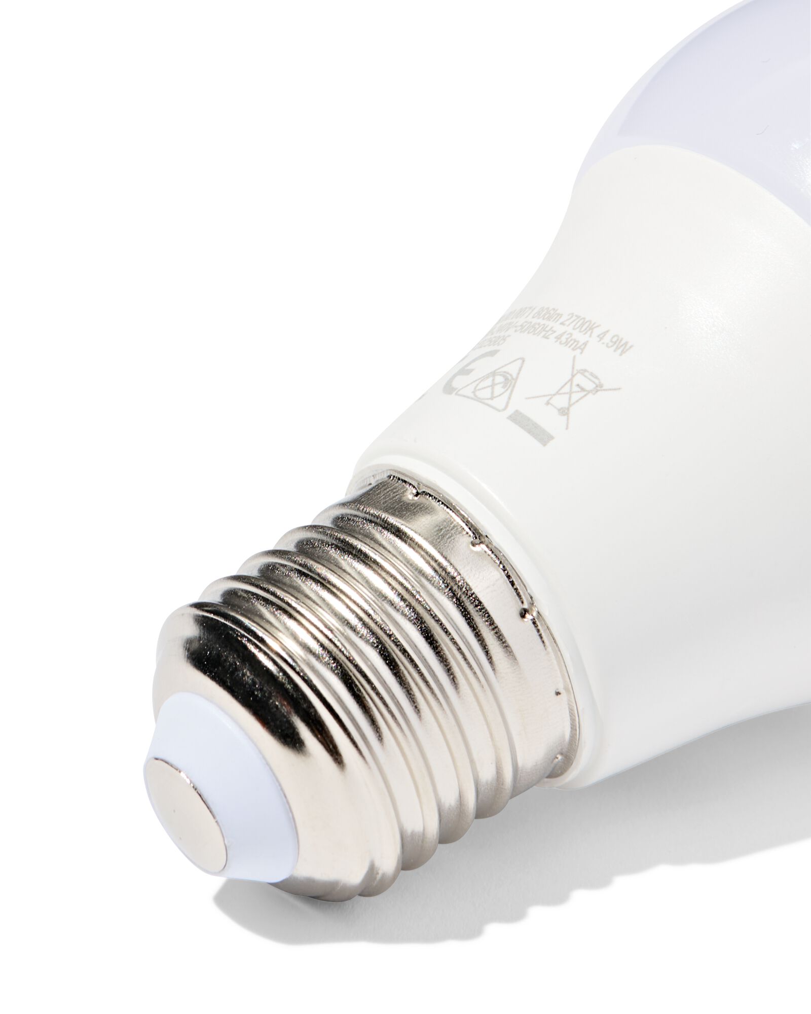 led peer smd E27 8.6W 806lm - 2 stuks - 20000071 - HEMA