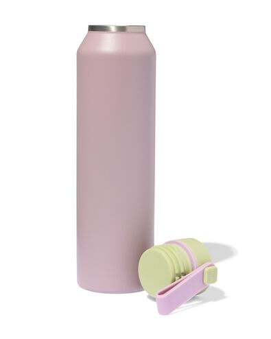 Thermosflasche, 500 ml, Edelstahl, dunkelrosa - 80650248 - HEMA