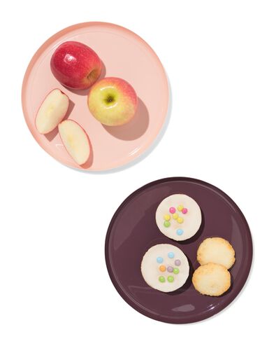 borden ⌀22.5cm - 2 stuks - 41800166 - HEMA