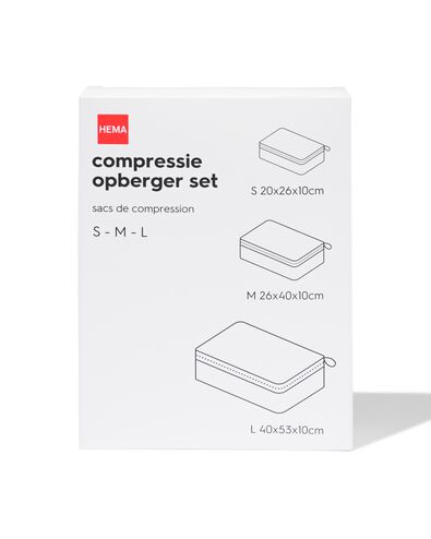 Kompressions-Packtaschenset, S/M/L - 18640069 - HEMA