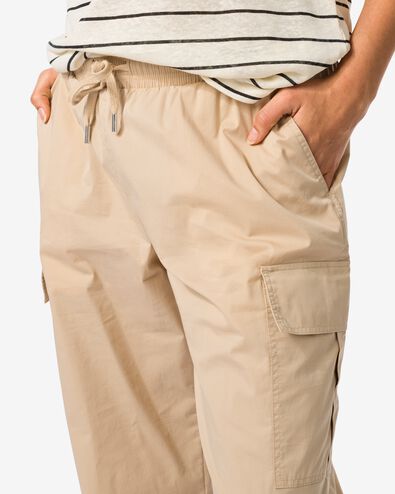 pantalon cargo femme Kyra sable XL - 36299789 - HEMA