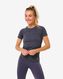 t-shirt de sport femme sans coutures violet XL - 36000078 - HEMA