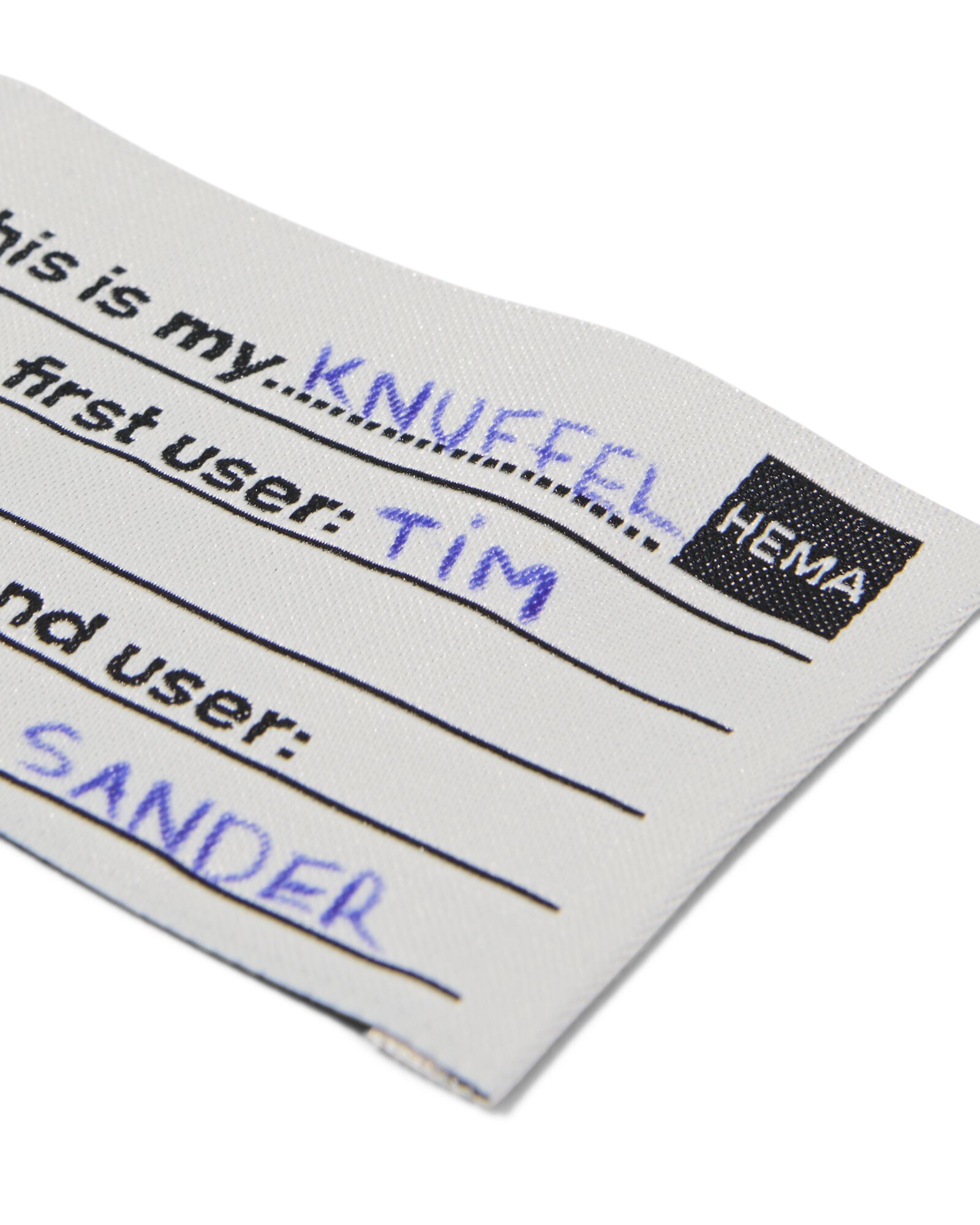 doorgeef naailabels - 12 stuks - 1400324 - HEMA