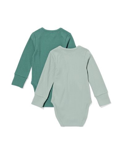 bodys ecovero&trade; c&ocirc;tel&eacute;es - 2 pi&egrave;ces vert vert - 33306850GREEN - HEMA