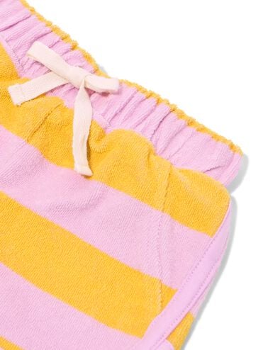 babykledingset comfy fit badstof strepen paars paars - 33029580PURPLE - HEMA