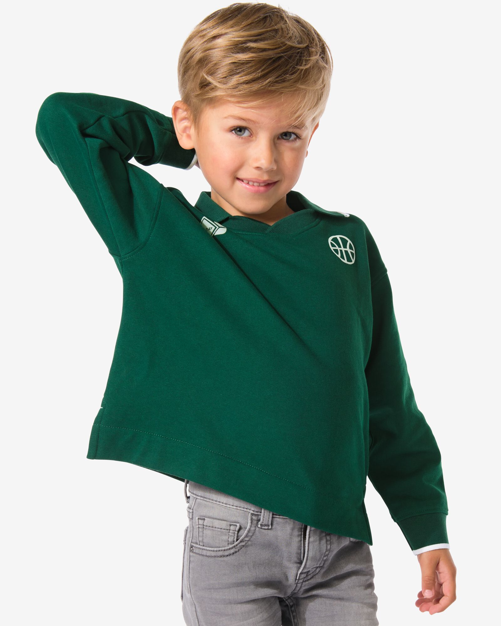 polo sport enfant vert - 30701403GREEN - HEMA