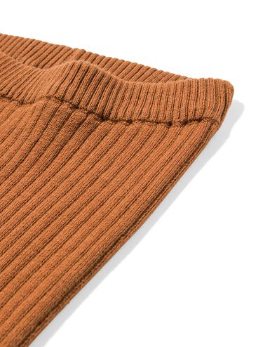 Newborn-Leggings, gerippt braun - 33434120BROWN - HEMA