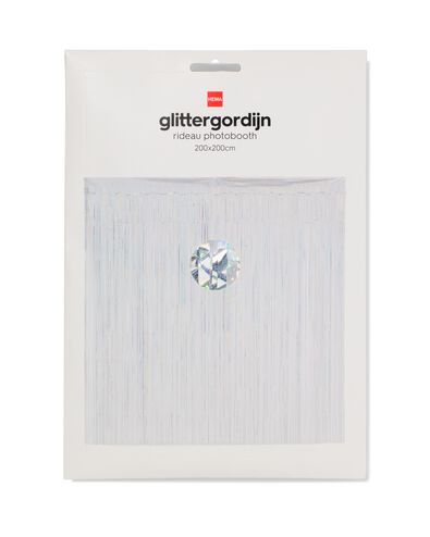 rideau paillet&eacute; 200cm argent&eacute; - 14250196 - HEMA