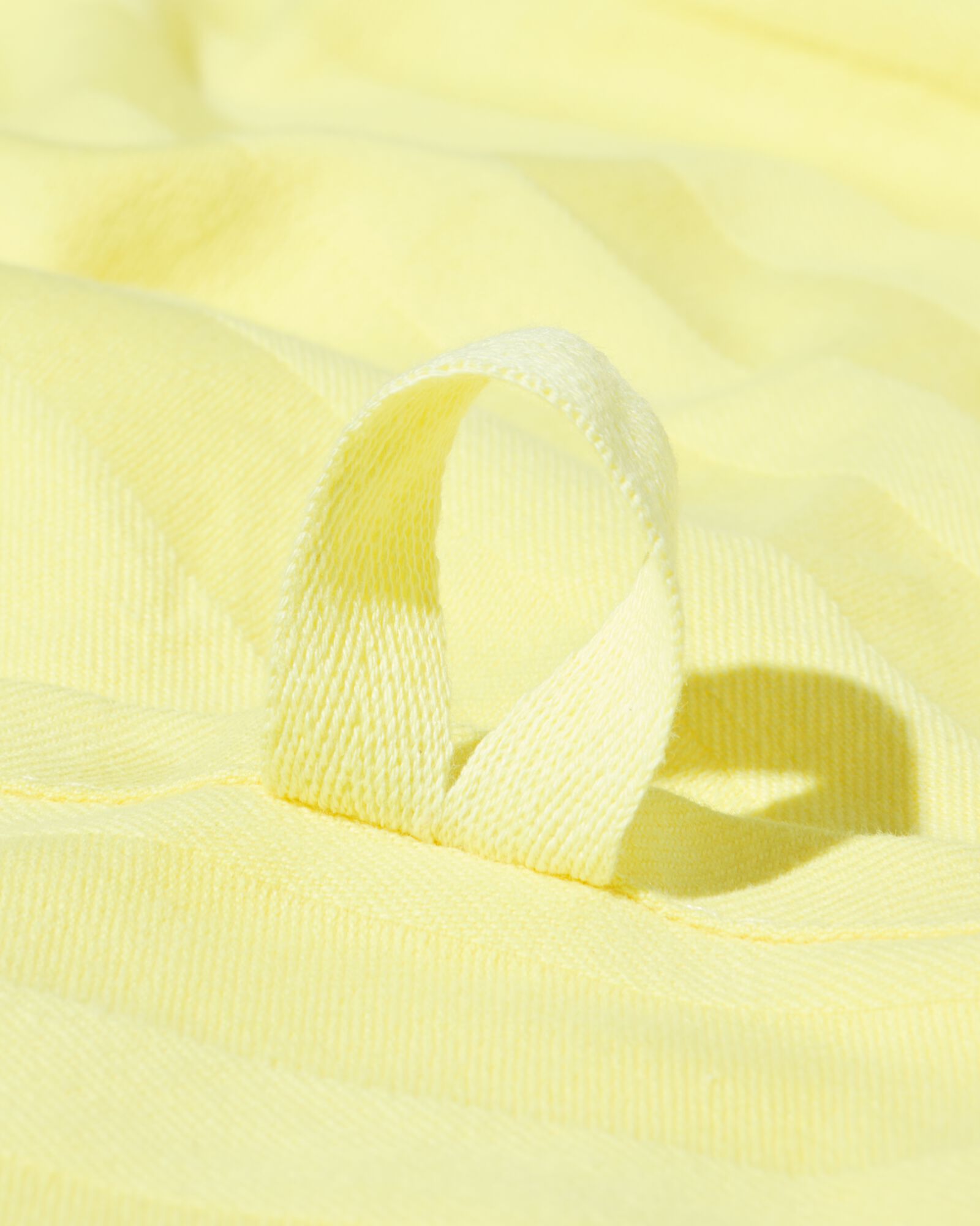 torchon 65 x 65 cm coton jaune - 5440016 - HEMA