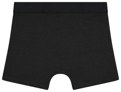 3er-Pack Kinder-Boxershorts, elastische Baumwolle schwarz 110/116 - 19233103 - HEMA