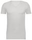 Herren-T-Shirt, Slim Fit, tiefer V-Ausschnitt weiß L - 34292743 - HEMA