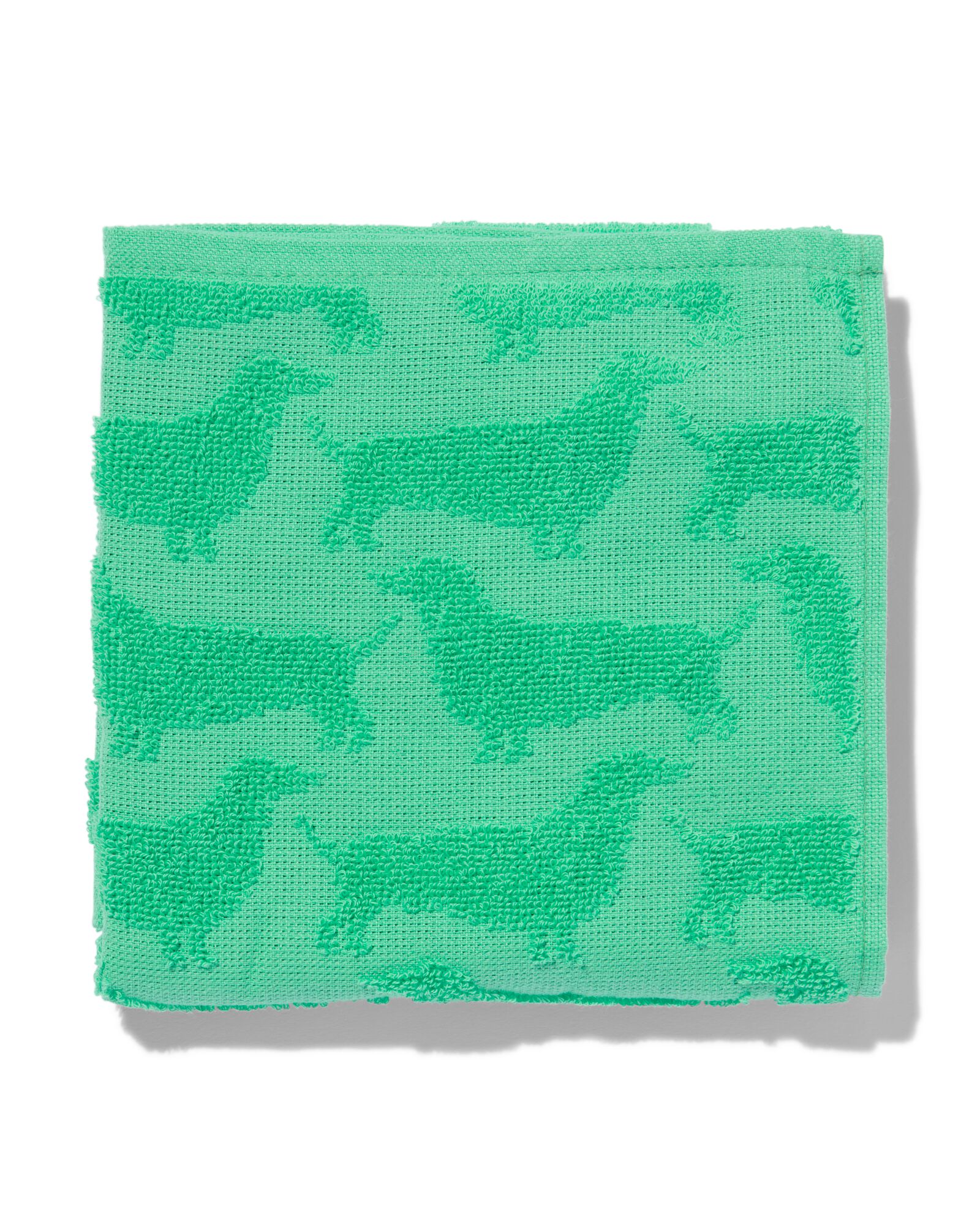 essuie-mains 50x50 coton vert - 5450035 - HEMA