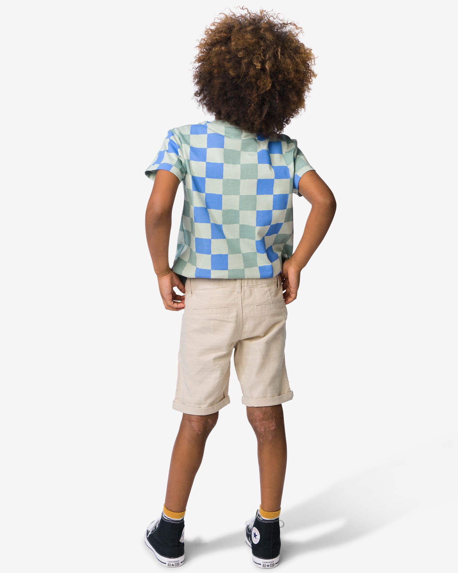 short enfant coupe droite &eacute;cru &eacute;cru - 30716101ECRU - HEMA