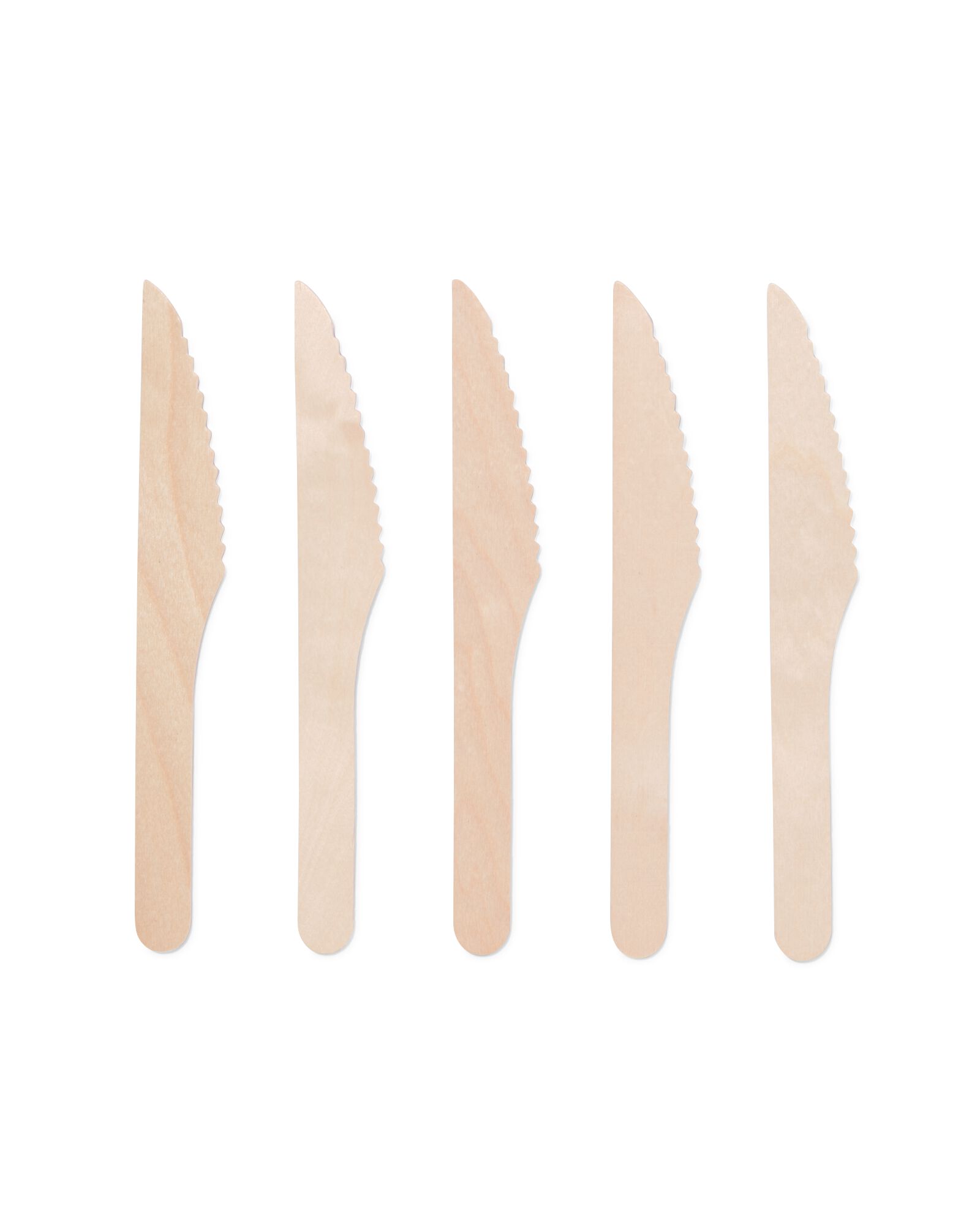 wegwerpmessen hout 10 stuks - 14200501 - HEMA