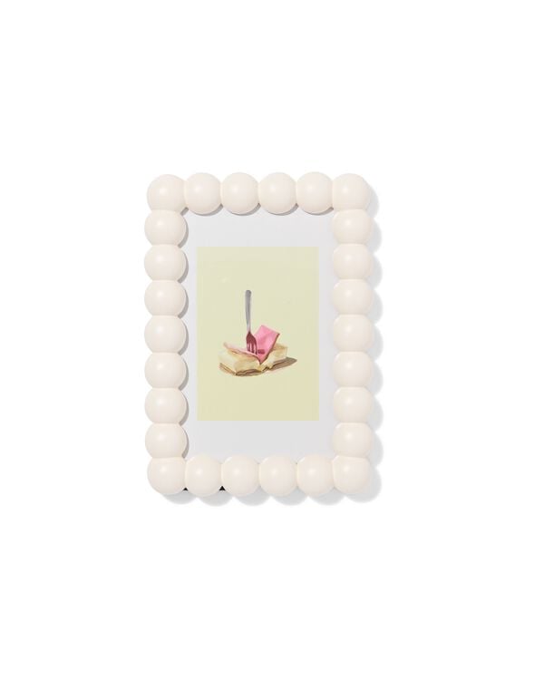 fotolijst 10x15cm hout bolletjes - 13627032 - HEMA