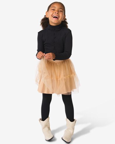 jupe enfant tulle paillet&eacute; &eacute;cru - 30830019ECRU - HEMA