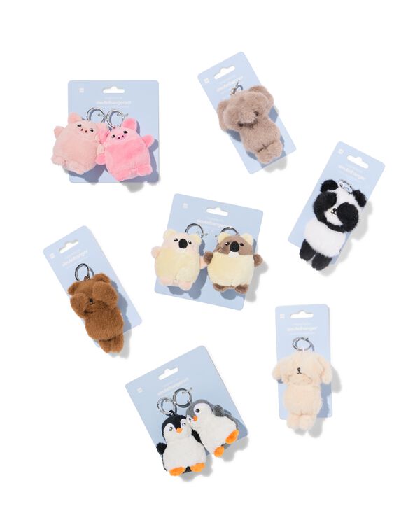 porte-cl&eacute;s peluche animal - 61105214 - HEMA