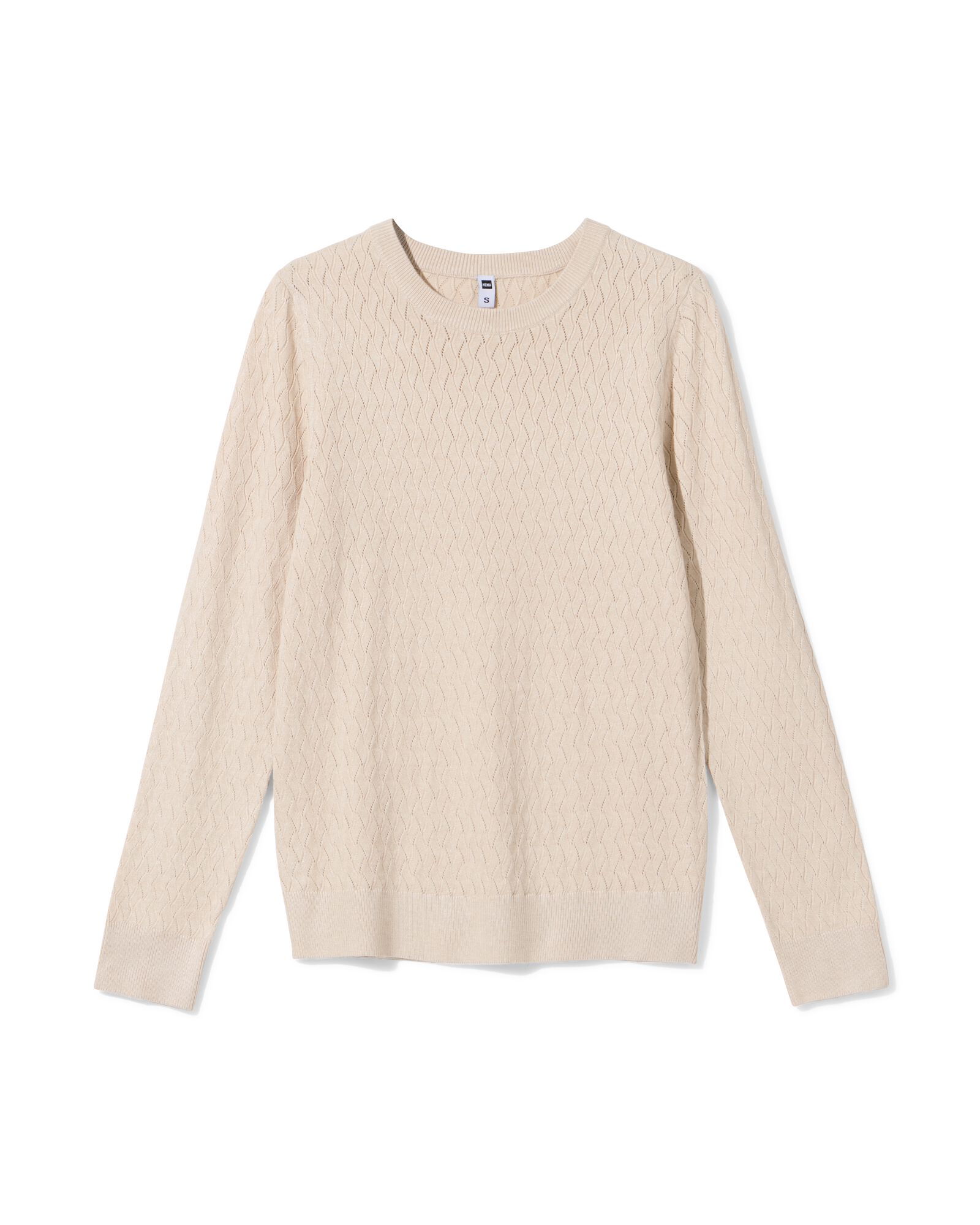 pull structur&eacute; femme sable - 36202940SAND - HEMA