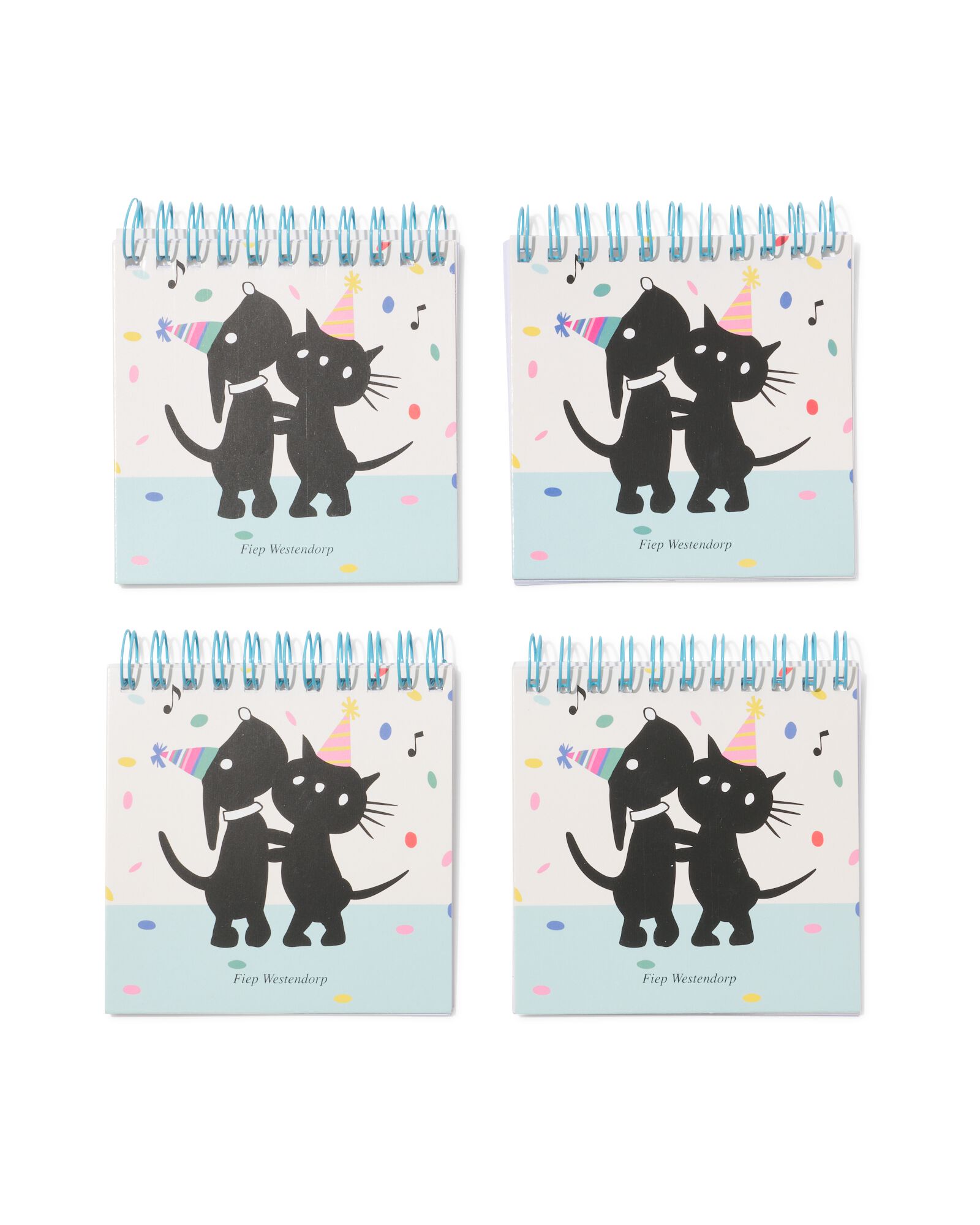 Takkie und Siepie kleine Malb&uuml;cher zum Austeilen &ndash; 4 St&uuml;ck - 14250427 - HEMA