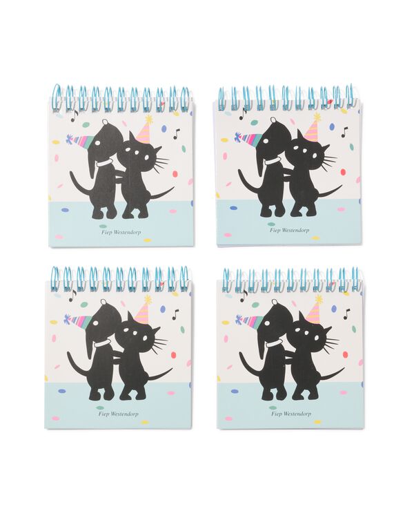 Takkie en Siepie uitdeelkleurboekjes - 4 stuks - 14250427 - HEMA