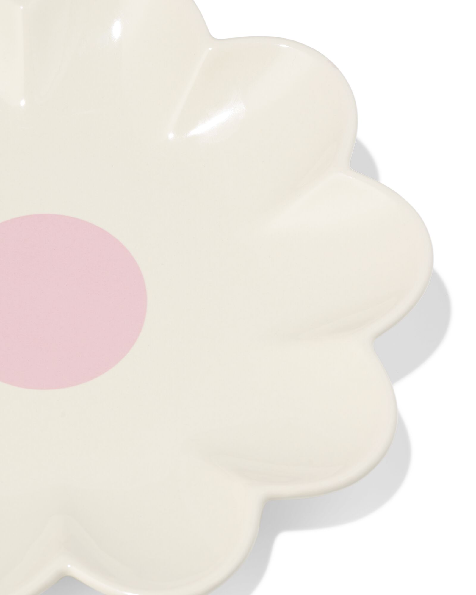 assiette &agrave; g&acirc;teau ⌀16cm c&eacute;ramique en forme de fleur - 61104513 - HEMA