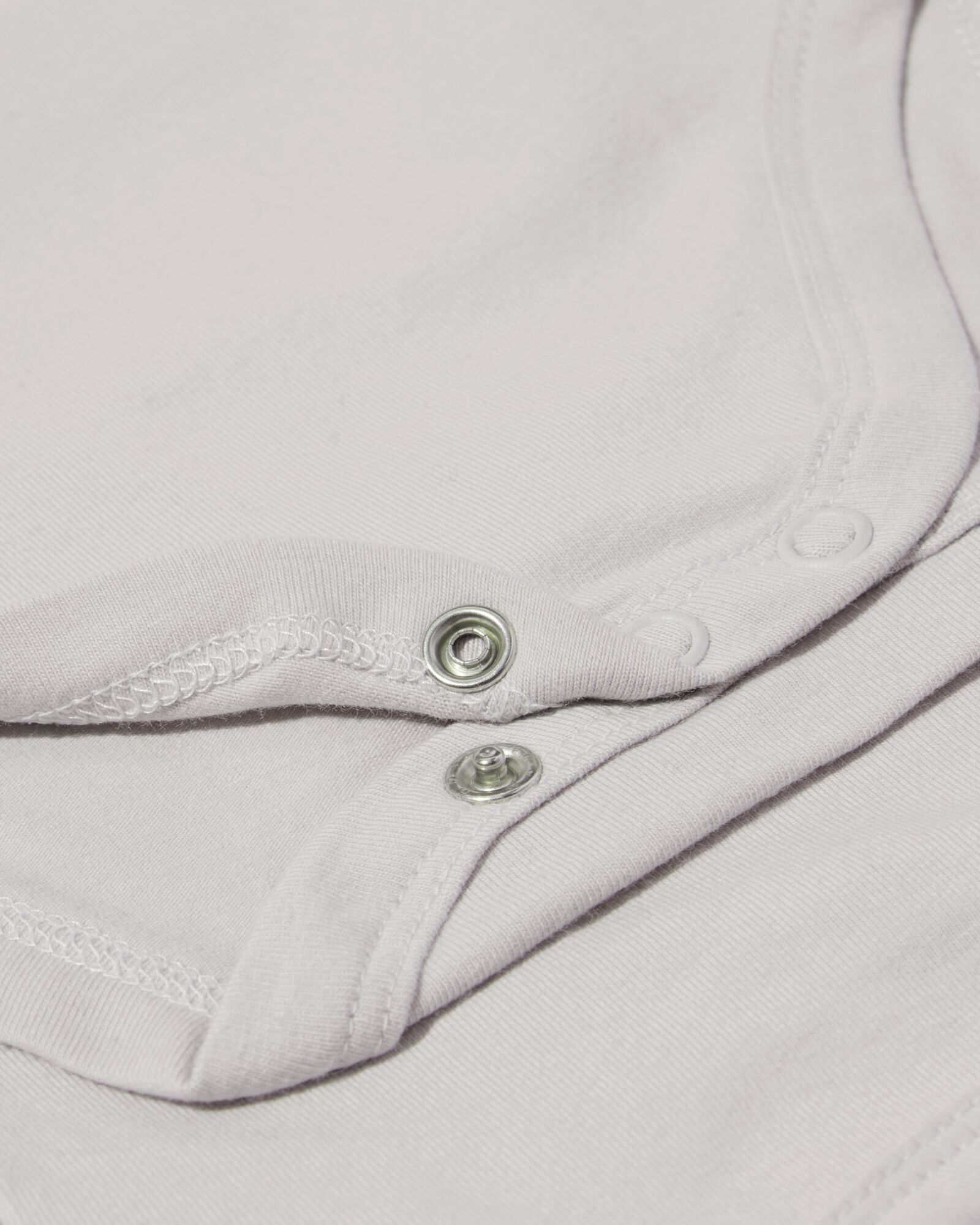 Mitwachsender Baby-Strampler hellgrau hellgrau - 33300260LIGHTGREY - HEMA