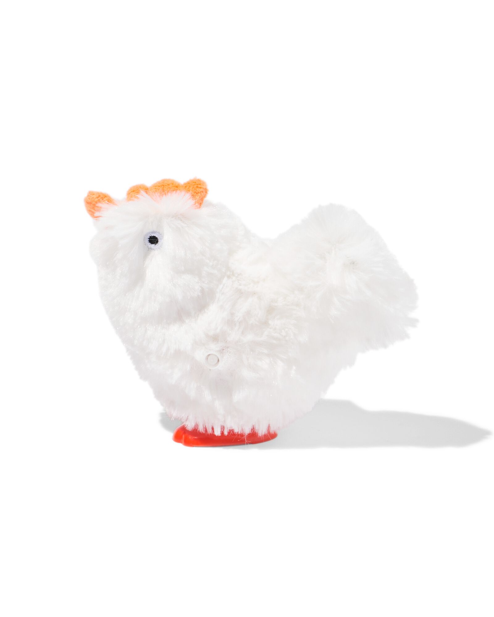 speelknuffeltje opwindbaar kip 13x10.5x5.5cm - 15130455 - HEMA