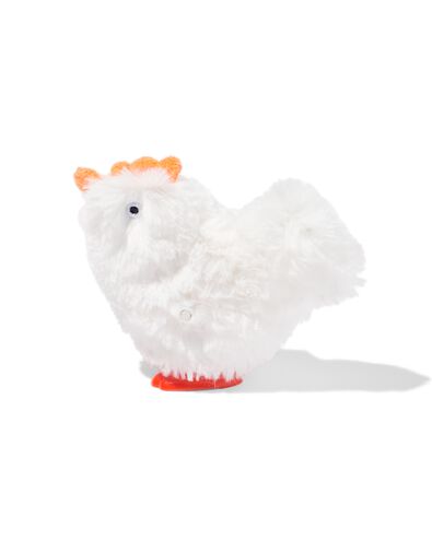 speelknuffeltje opwindbaar kip 13x10.5x5.5cm - 15130455 - HEMA
