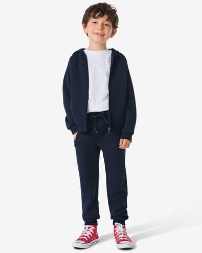 pantalon enfant surv&ecirc;tement bleu fonc&eacute; bleu fonc&eacute; - 30704006DARKBLUE - HEMA
