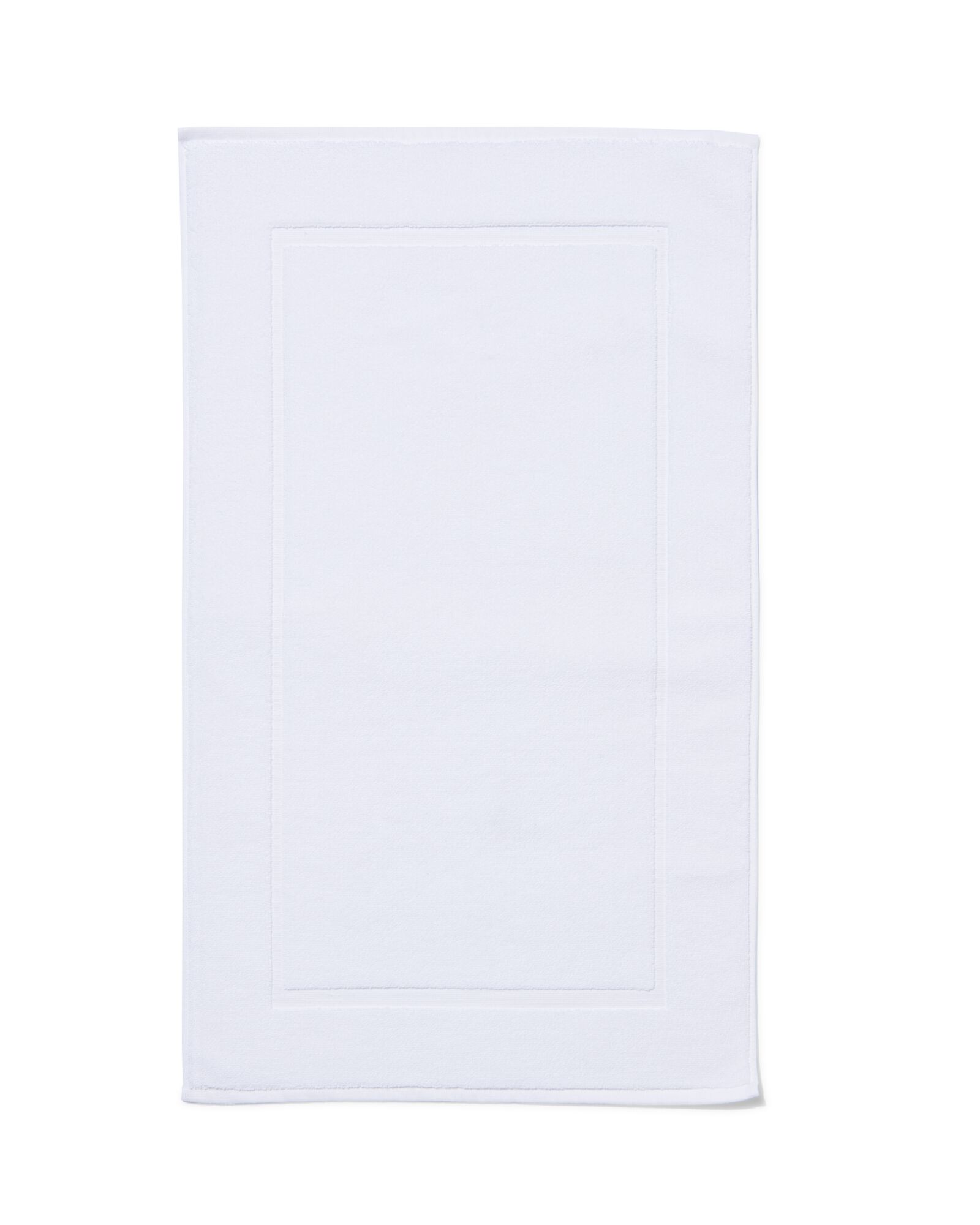 tapis de bain 50x80 qualit&eacute; &eacute;paisse tissu blanc - 5250007 - HEMA