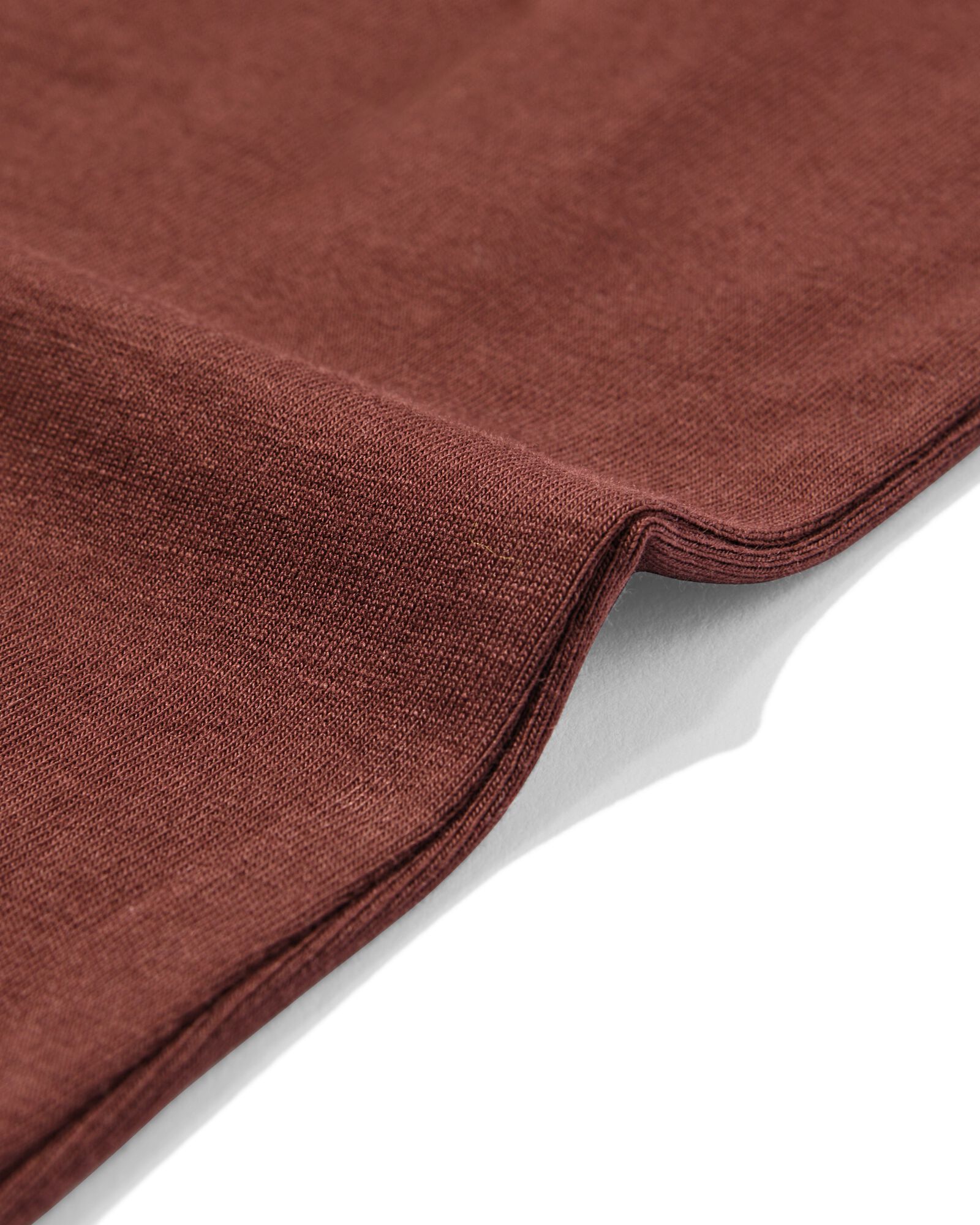 dameshemd katoen spaghettibandjes donkerbruin - 19631504DARKBROWN - HEMA