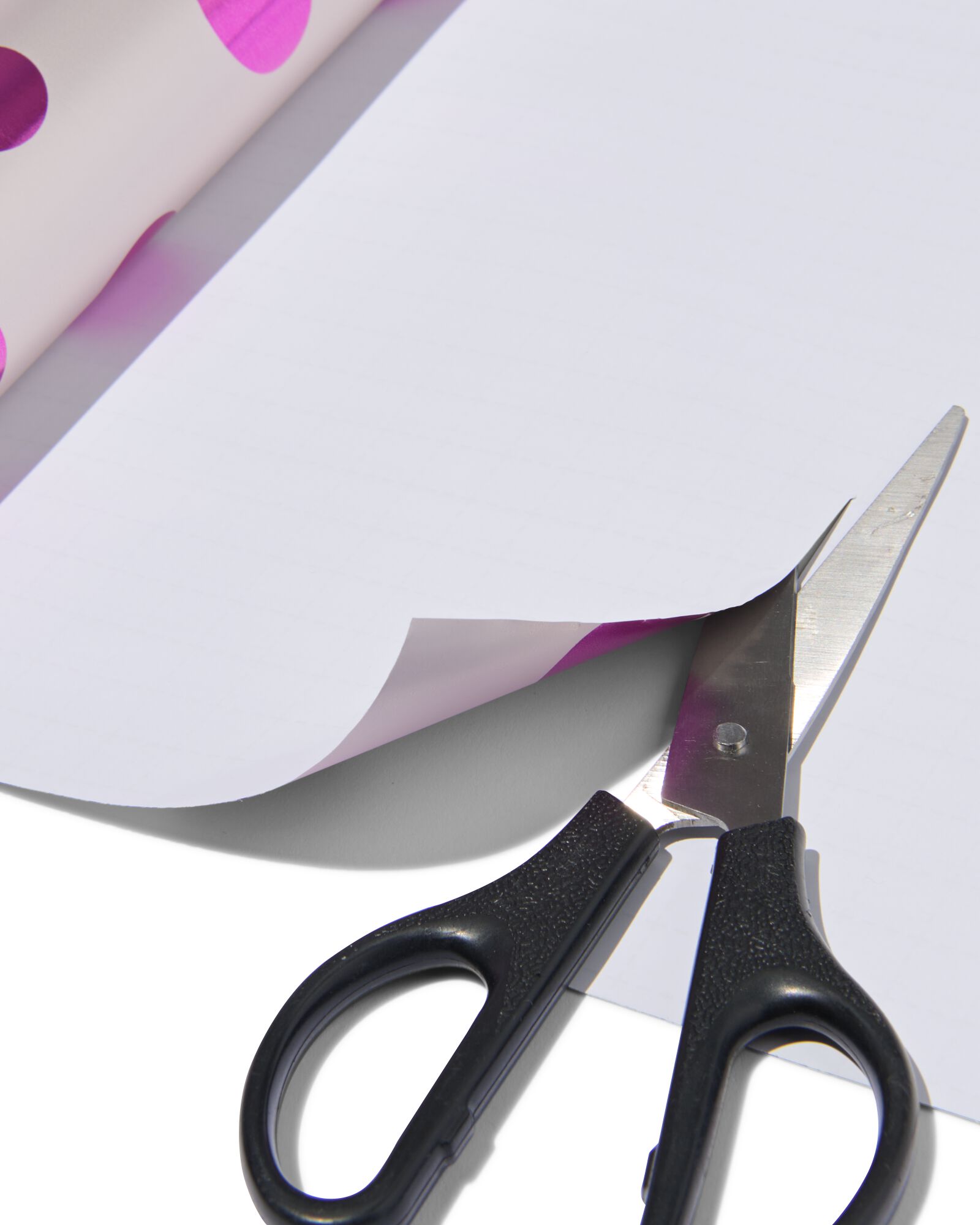 papier cadeau point rose  - 14790075 - HEMA