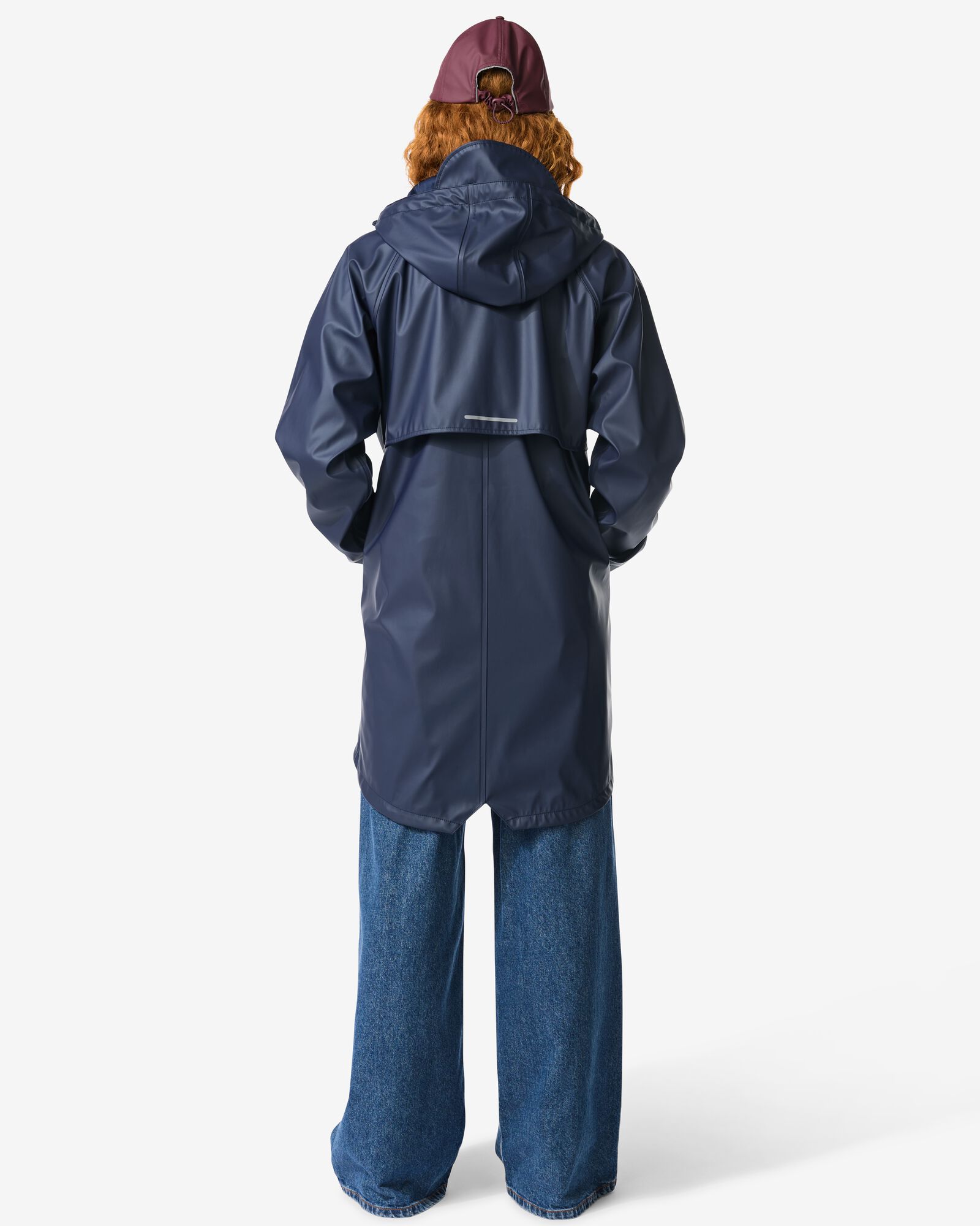 regenjas voor volwassenen blauw blauw - 34450550BLUE - HEMA