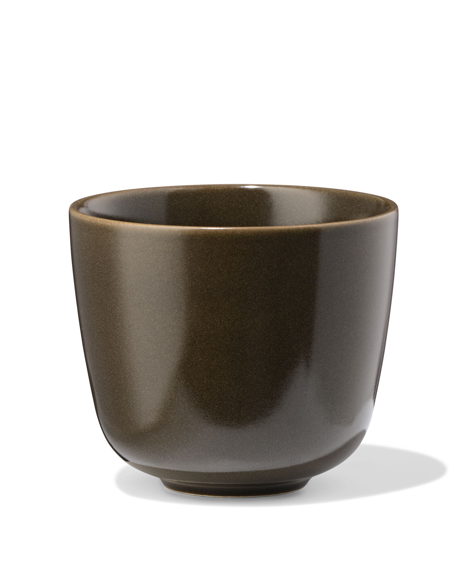 mug &agrave; cappuccino 325ml Puur fa&iuml;ence marron fonc&eacute; - 80660326 - HEMA