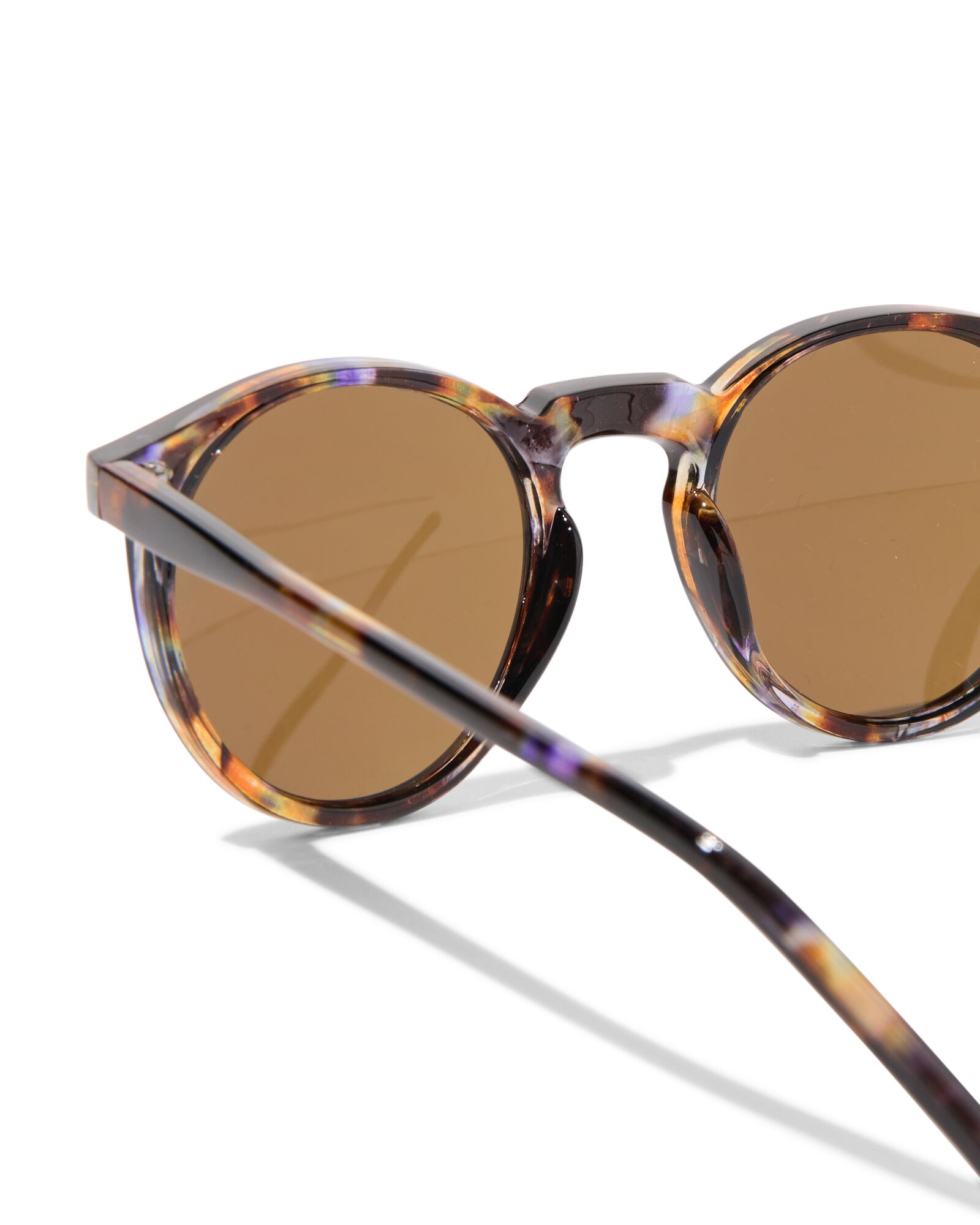 dameszonnebril rond bruin - 12500361 - HEMA