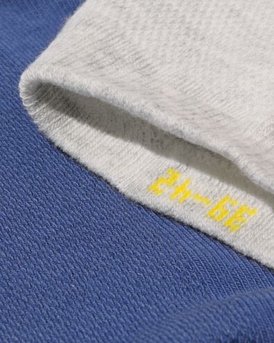 heren sokken met katoen mesh - 5 paar donkerblauw donkerblauw - 1000030649 - HEMA