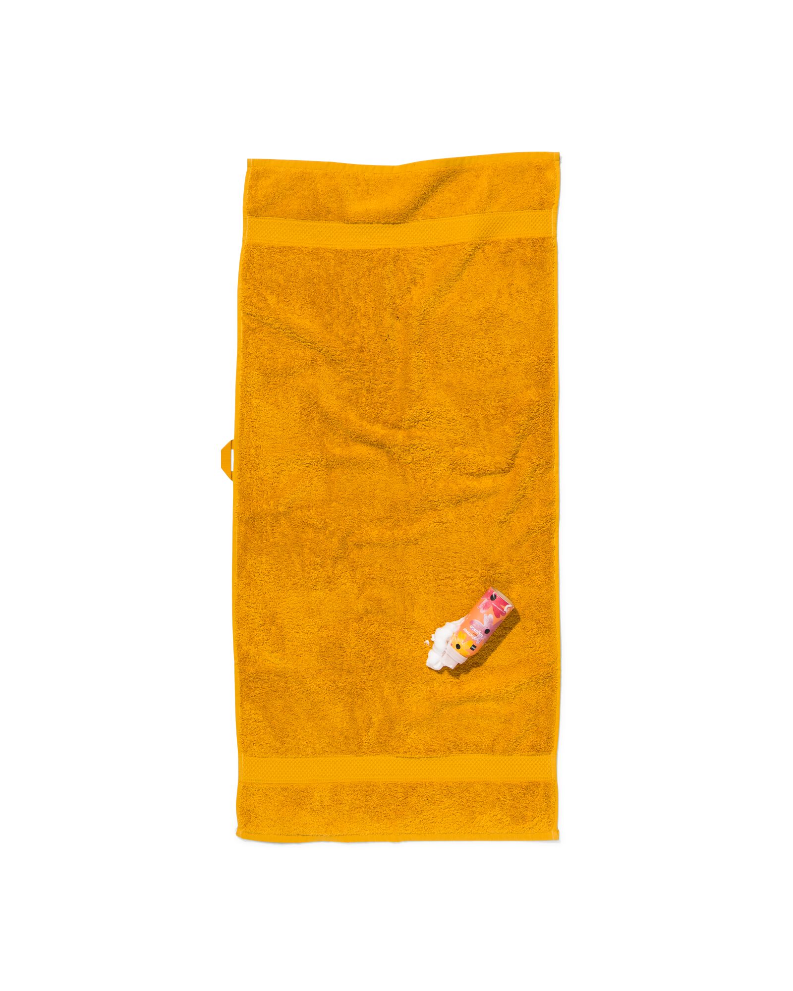serviette de bain - 50x100 cm - qualit&eacute; &eacute;paisse - ocre uni jaune ocre serviette 50 x 100 - 5220022 - HEMA